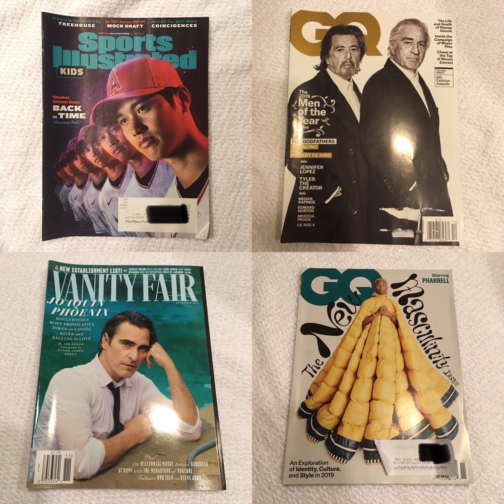 4 for $12 Magazine Bundle!!!